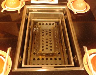 Individual exhaust air duct underneath the tableระบบดูดควันแบบท่อดูดใต้โต๊ะ