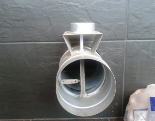 Individual exhaust air duct underneath the table ระบบดูดควันแบบท่อดูดใต้โต๊ะ