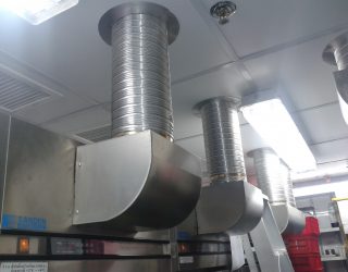 Round ventilation air duct ระบบระบายอากาศแบบท่อกลม